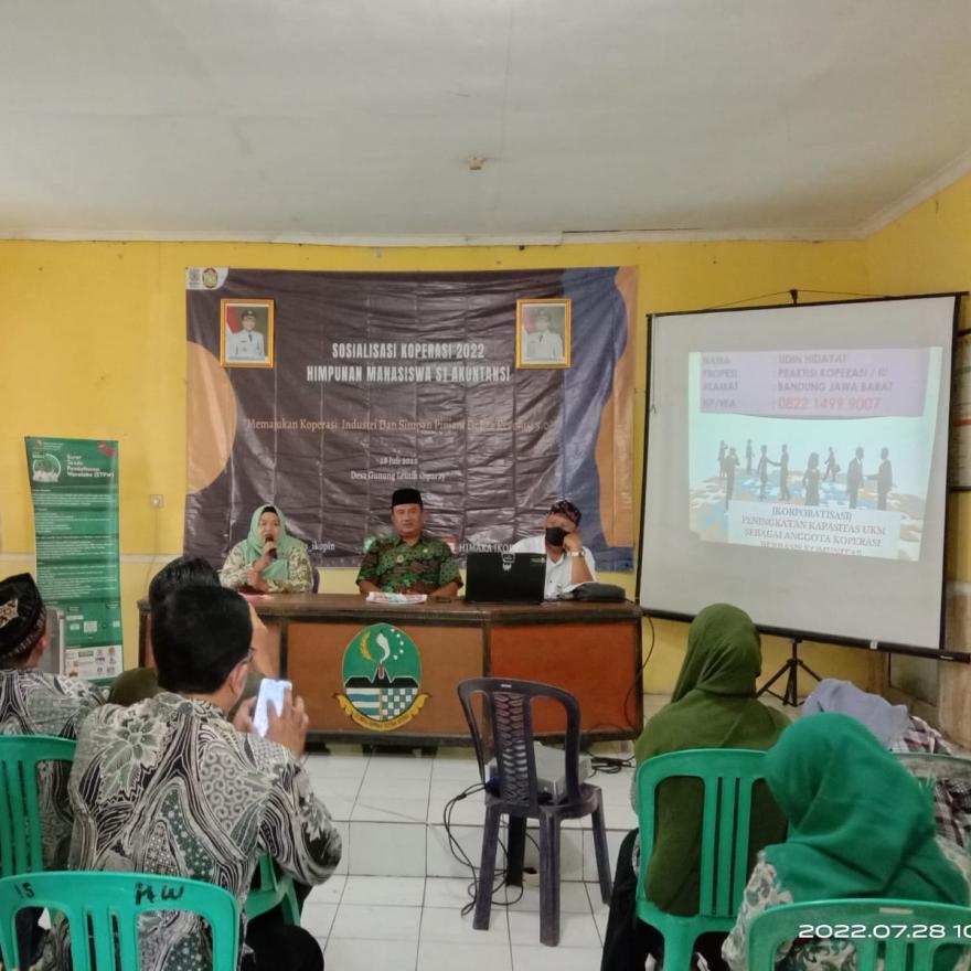 SOSIALISASI KOPERASI BERSAMA HIMA S1 Akutansi IKOPIN UNIVERSITY 